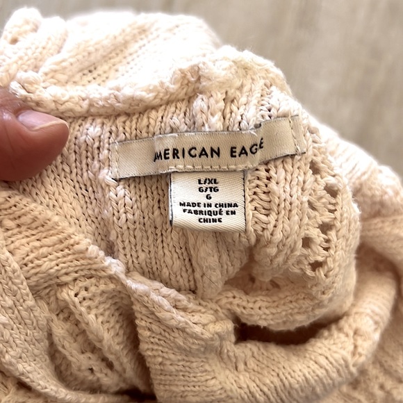 NWOT American Eagle Textured Knit Hoodie - Picture 10 of 12